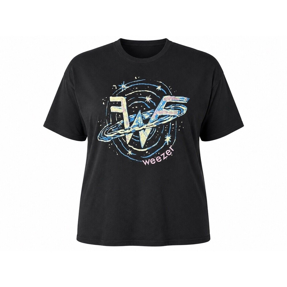 Weezer Voyage to the Blue Planet Tour T Shirt XL Black Band Concert Graphic Tee
